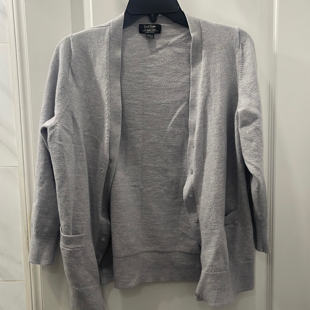 Lord & Taylor Merino Cardigan